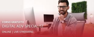 Corso Digital ADV Specialist online di 100 ore su Google Ads, Meta Ads e Intelligenza Artificiale per il digital advertising