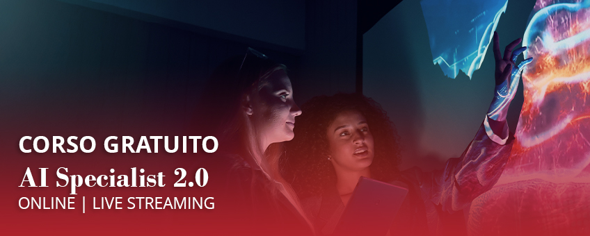 Corso AI Specialist online in aula virtuale con formazione in Intelligenza Artificiale e Machine Learning