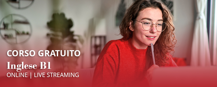 Corso di inglese B1 online in live streaming