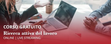Corso gratuito online di ricerca attiva del lavoro con orientamento professionale