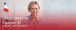 Corso di lingua francese A1 online 100 ore in aula virtuale aprile maggio 2026