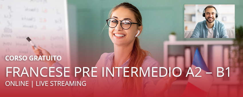 Corso di francese online A2-B1 in aula virtuale