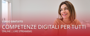 Corso Competenze Digitali online per imparare a usare Internet, e-mail, cloud e strumenti digitali in sicurezza