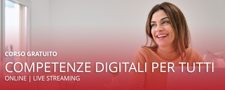 Corso Competenze Digitali online per imparare a usare Internet, e-mail, cloud e strumenti digitali in sicurezza